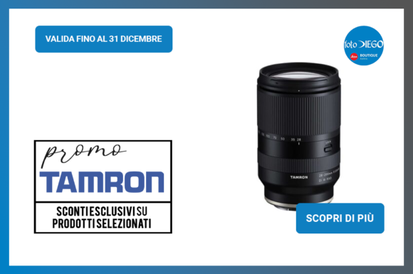 Promozione Tamron – dal 1 ottobre al 31 dicembre 2024